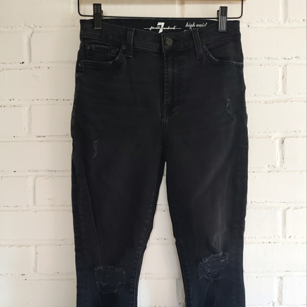 7 For All Mankind Gwenevere Ripped Jeans